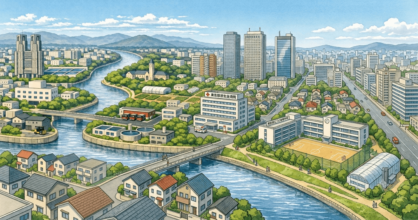 東京の日常風景 — 東京都の研究が潜んでいる